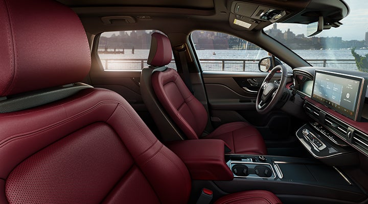 The available Perfect Position front seats in the 2024 Lincoln Corsair® SUV are shown. | McKie Lincoln, Inc. in Rapid City SD