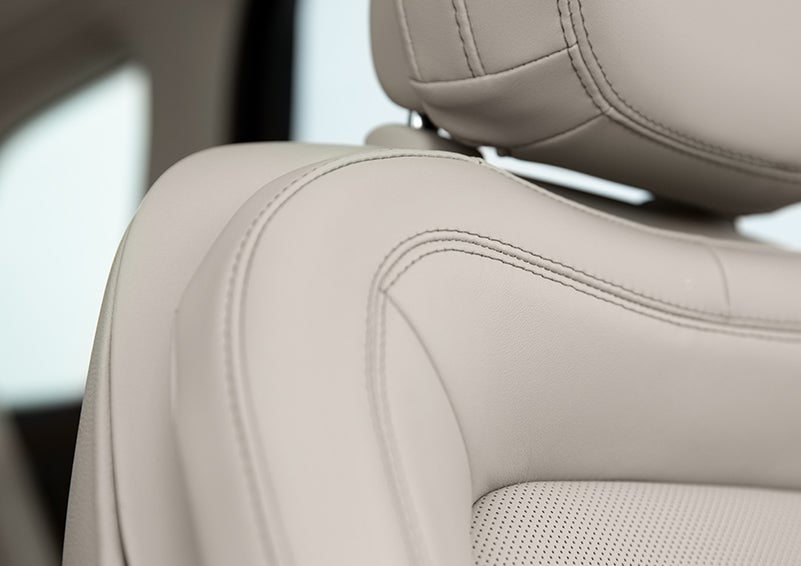 Fine craftsmanship is shown through a detailed image of front-seat stitching. | McKie Lincoln, Inc. in Rapid City SD