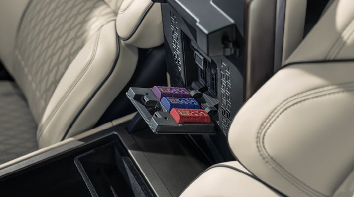 Digital Scent cartridges are shown in the diffuser located in the center arm rest. | McKie Lincoln, Inc. in Rapid City SD